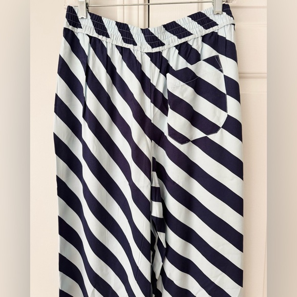 Anthropologie Maeve The Brooklin Printed Striped Wide-Leg Pull-On Pants - Picture 11 of 14